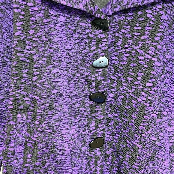 NWT Liv by Habitat 201413 Nouveau Knit Thick Stretchy Boxy Jacket Coat Sz L/XL - Picture 3 of 8